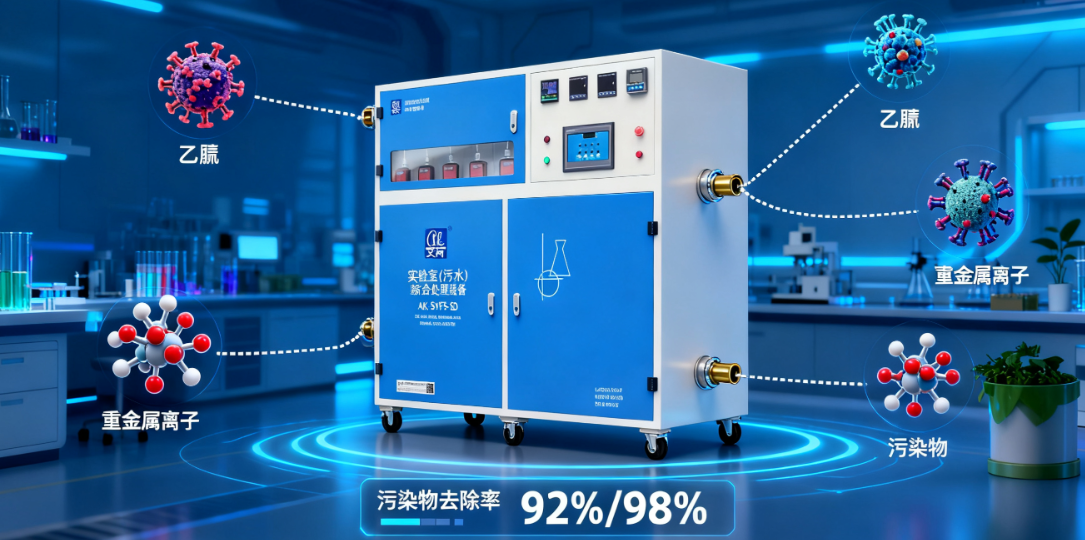 药品检验实验室污水处理设备选型指南：破解成分与难点适配难题