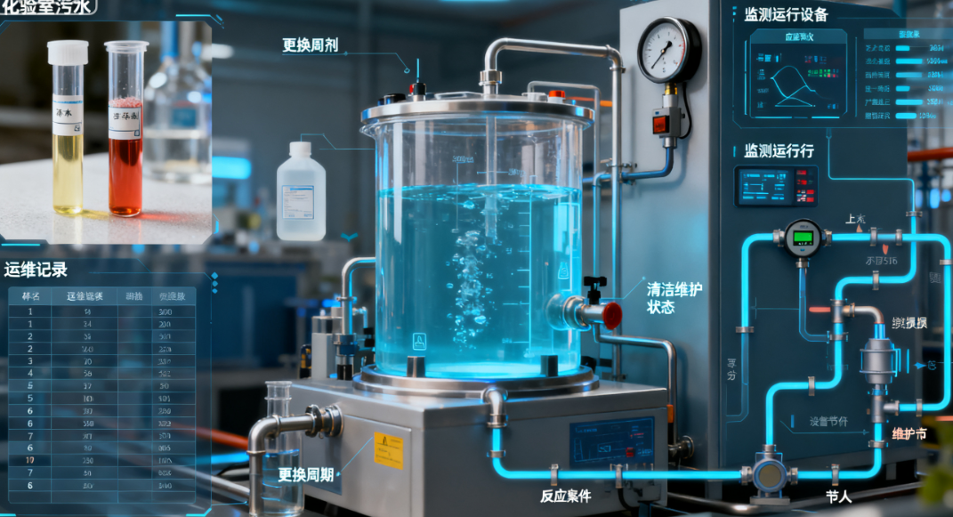 化验室污水处理设备运维管理：降低成本与保障达标的关键