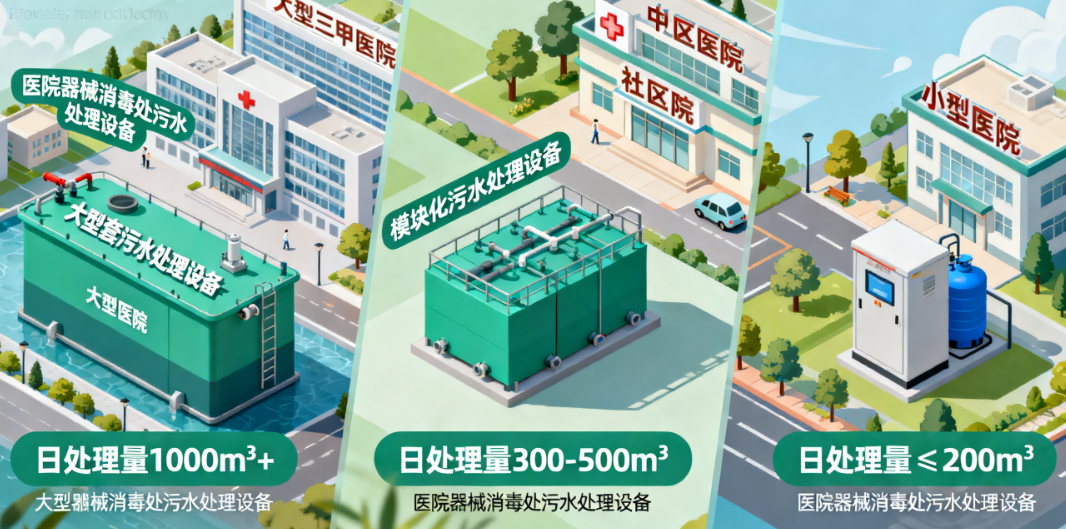 不同规模医院器械消毒处污水处理的特点与解决方案